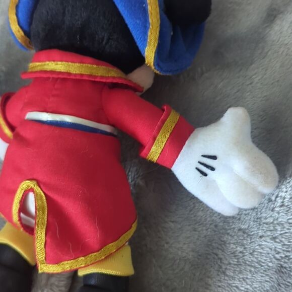 Disney Mickey Mouse Bean Bag plush toy as French Soldier - Picture 4 of 6